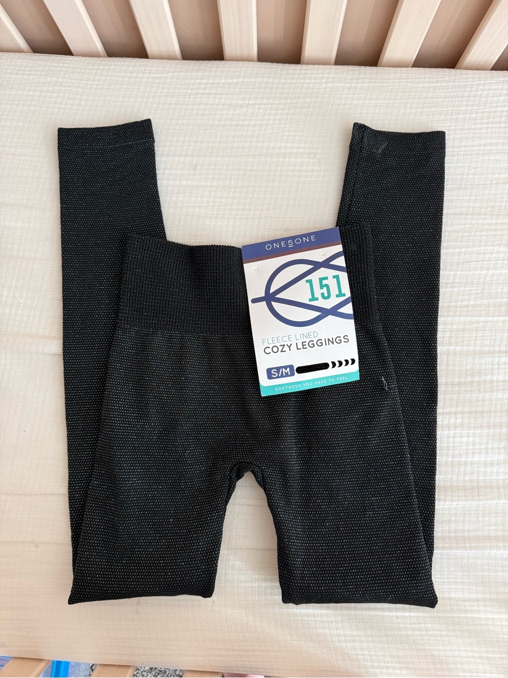 Black Fleece Lined Cozy Leggings for Women- NWT- shimmer, tights, stretchy